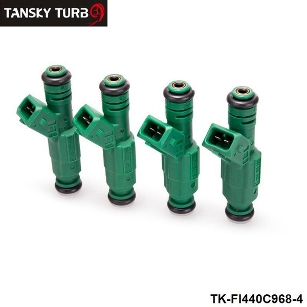 TANSKY - 4PCS/LOTHigh flow Fuel Injector 440cc 42lb 0 280 155 968 EV6 BA BF HSV FPV Turbo TK-FI440C968-4