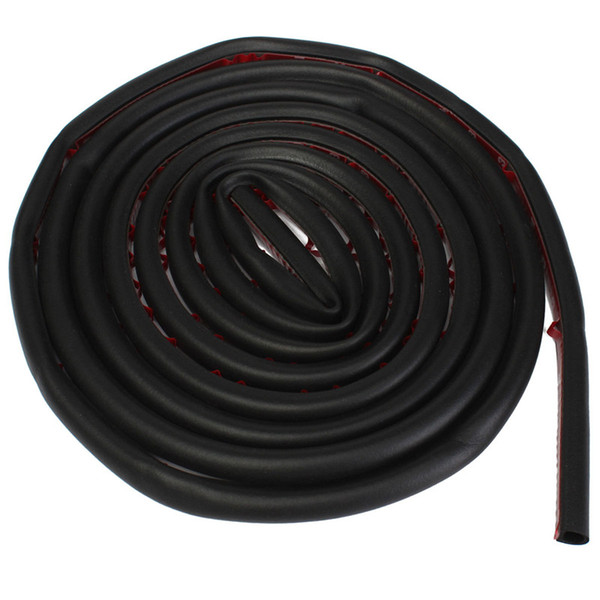 4M D-shape Car Truck Motor Door Rubber Seal Strip Weatherstrip Seals Hollow order<$18no track