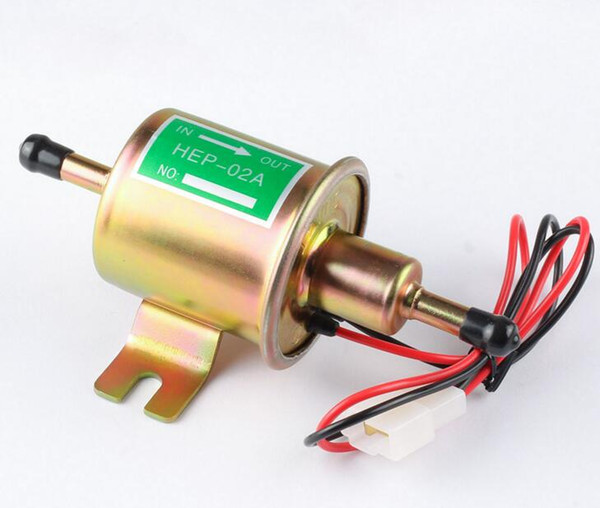 HEP-02A New Gas Diesel fuel pump Inline Low Pressure electric fuel pump 12V