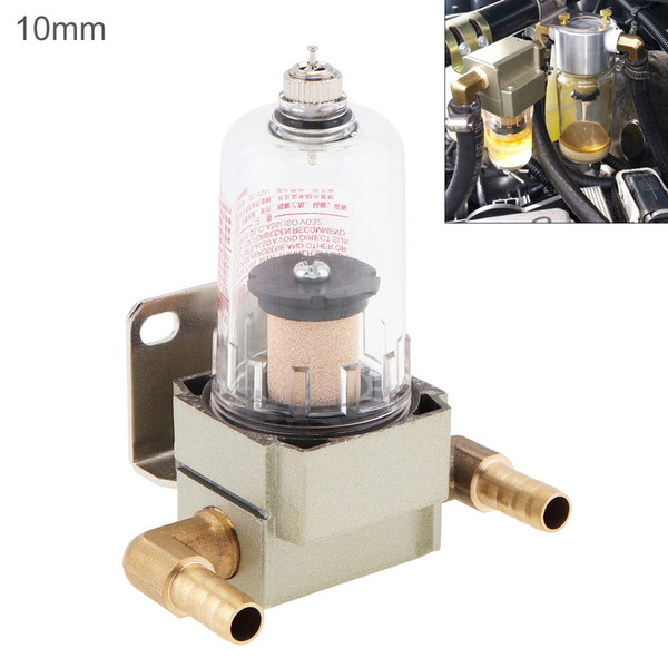 10mm Universal Engine Oil Catch Tank/ Oil Can Filter Out Impurities /Oil and Gas Separator AIP_609