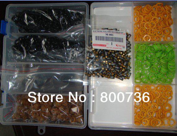 Free shipping!!200sets/box Universal fuel injector repair kits with o-ring pintle cap micro filter TS-0001