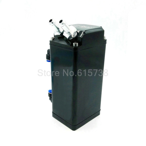 750ML FULL ALUMINUM BLACK NEW RACING ENGINE OIL CATCH TANK/CAN RESERVOIR