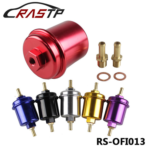 RASTP-Car High Flow Washable Fuel Filter for Honda Acura Civic Color Black Blue Red Purple Gold Silver RS-OFI013