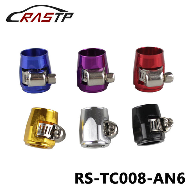 RASTP-High Quality Hose Clamp 6 AN6 Fuel Oil Water Tube Hose Fittings Finisher Clamps Hex Finishers ID:16mm RS-TC008-AN6