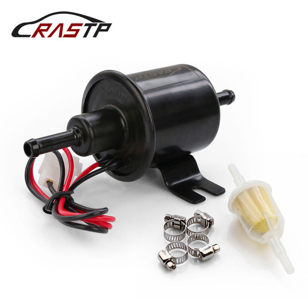 RASTP High Quality 12V Car Boat Heavy Duty diessel/petrol HEP-02A Set Metal Electric Fuel Pump New RS-FP009-TP