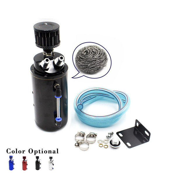 CNSPEED Oil Catch Tank Racing Oil Can Catch Tank Can Oil Catch can With Mini Air Filter and Inner Wire Mesh