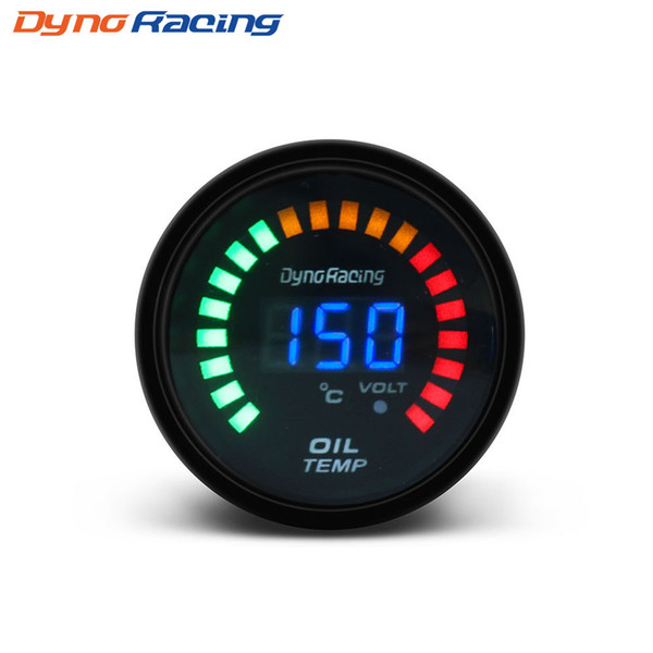 Dynoracing Black 2 inch 52mm Digital LED Car Oil Temp Gauge 20-150 Celsius Oil Temperature gauge Car meter BX101454