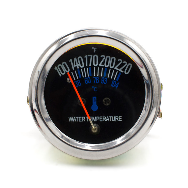 2inch 52mm 12V DC Electrical Mechanical Car Water temp Temperature Gauge Black Face Fahrenheit Water Temp meter