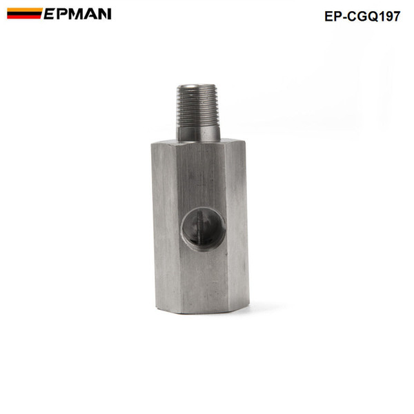 EPMAN -Oil Feed Line Fitting 1/8'' BSPT to NPT Adapter Fem Turbo For Honda Mitsubishi Ect Oil Press Gauge EP-CGQ197