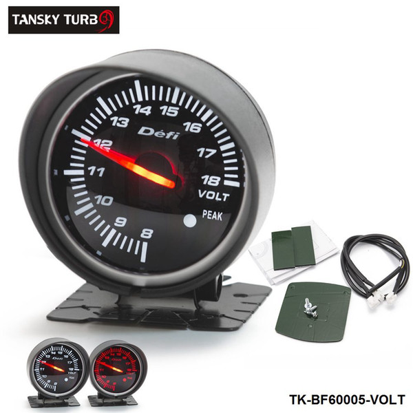 Tansky Universal Cars / Vehicle Meter / Gauge Defi Original color box 60mm VOLTS GAUGE Black Bracket original color box TK-BF60005-VOLT