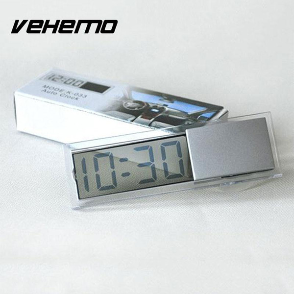 Digital LCD Display Car Electronic Clock With Sucker Cool Car Digital Clock 2022New Mini Styling Auto Interior Accessories