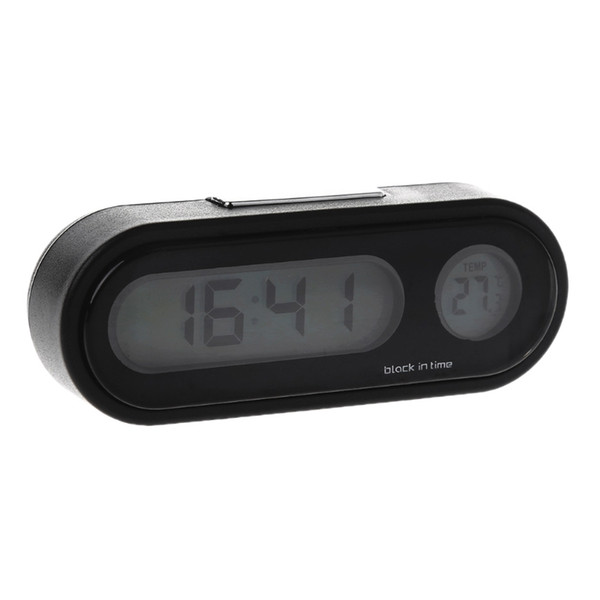 Car Digital Clock Car Auto Clock Auto Decoration Ornament Mini Hygrometer Thermometer In Car-Styling