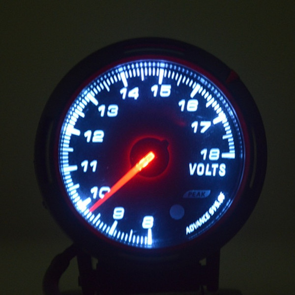 HOT ! NEW Universal Car Autogauge Voltage Volts PSI Pressure Vacuum Gauge Meter LED New free shipping