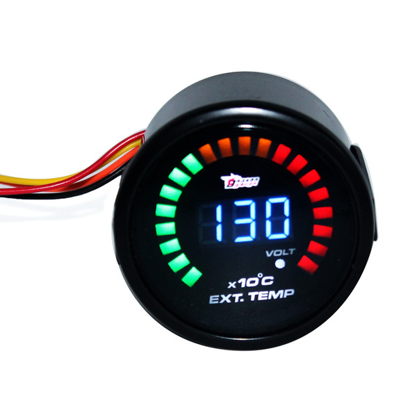 New 2'' 52mm LED Digital Exhaust Gas Temperature Temp EGT Gauge Meter For 12V Car Vehicle