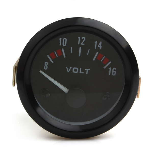 Brand New Universal 2 Inch Black Color 52mm Voltmeter Gauge Meter for 8-16V Auto Power Measure CEC_541