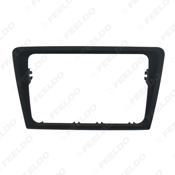 LEEWA Car Radio Fascia Frame Panel Dash Mount Kit Adapter Trim For SKoda Rapid 2013~Present #5251