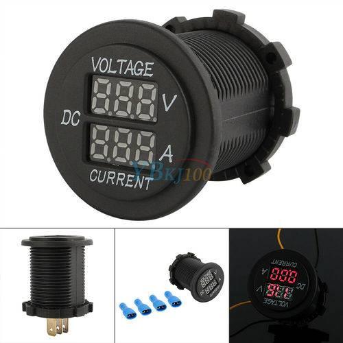 Car 12-24V LED Digital Voltmeter Ammeter Amp Volt Meter Guage Display