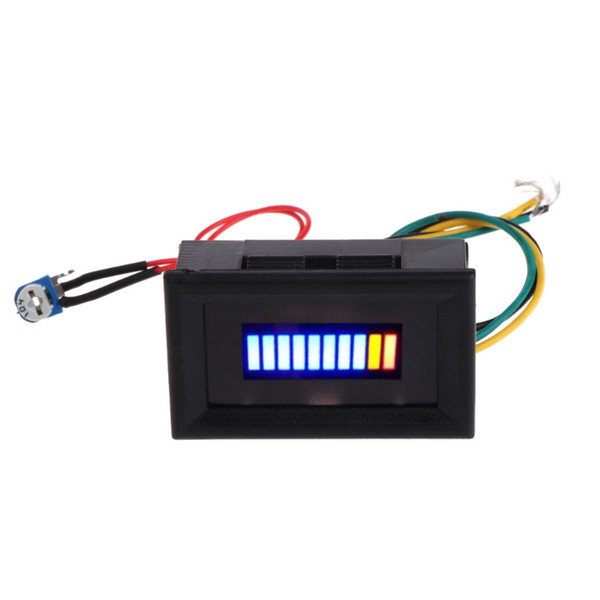 12V Unversal Motorcycle Car Oil scale meter LED Oil Fuel level Gauge Indicator