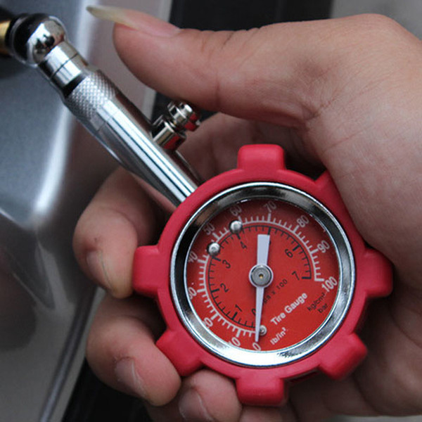 Hot sell Mechanical tire gauge cool Tire pressure gauge With reset function boost gauge pc-6233 Auto Parts