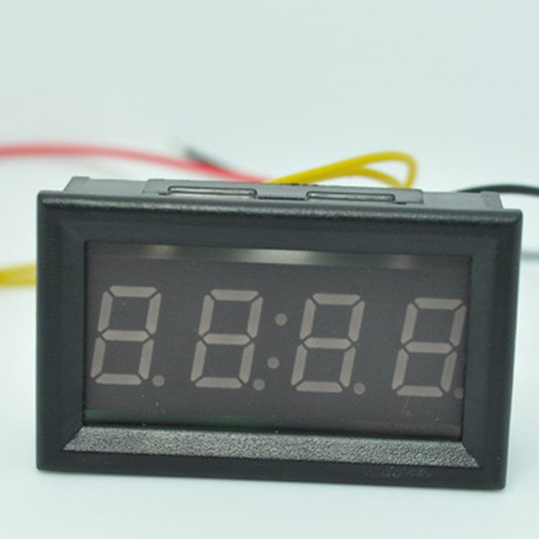 Franchise 4.8*2.8*2cm 4.5-30V Car Motorcycle Accessory 12V/24V Dashboard LED Display Digital Clock