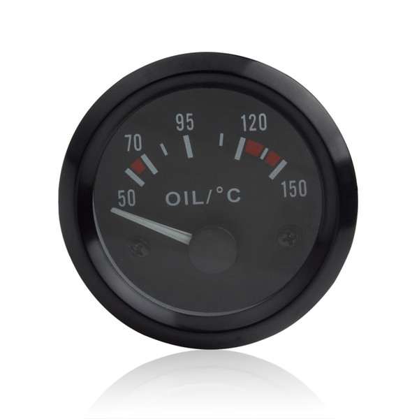 2 Inch Universal Car Pointer Oil Temperature Temp Gauge Car and Motorcycle Truck oil temperature 50-150 with LED Light CEC_543