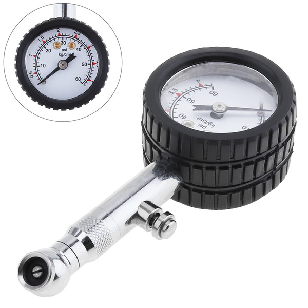 Accurate Auto Car Tire Pressure Gauge Meter Automobile Tyre Air Pressure Dial Meter Vehicle Tester 0-60 psi CEC_760