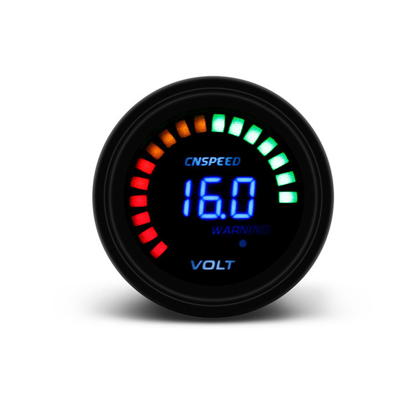 Cnspeed 2 Inch 52mm Leds Digital auto Voltmeter Gauge Meter Racing Voltmeter Gauge with light