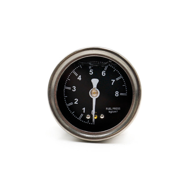 CNSPEED Liquid Filled Fuel Press Pressure Gauge BLACK Regulator R32 R33 R34 S15 Universal JDM