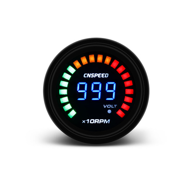 Cnspeed 52mm Car Auto Digital Smoked Tachometer 0~10000RPM LED Light Display Tacho Car Meter