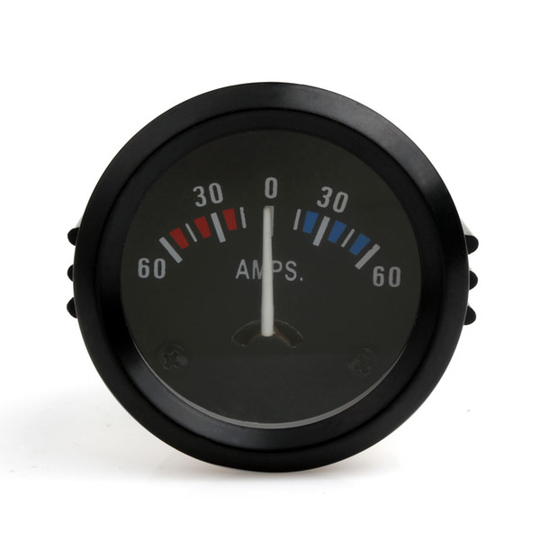 Universal 2 Inch 52mm Car Ammeter Voltmeter 60-0-60 AMP Gauge Volt Meter for Boat Truck ATV AMP Meter Auto Gauge CEC_542