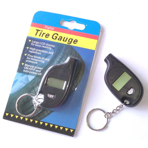 Digital Tire Gauge Car Tyre Air PSI Pressure LCD Display Keychain Vehicle Diagnostic Tools For Car Auto Motorcycle