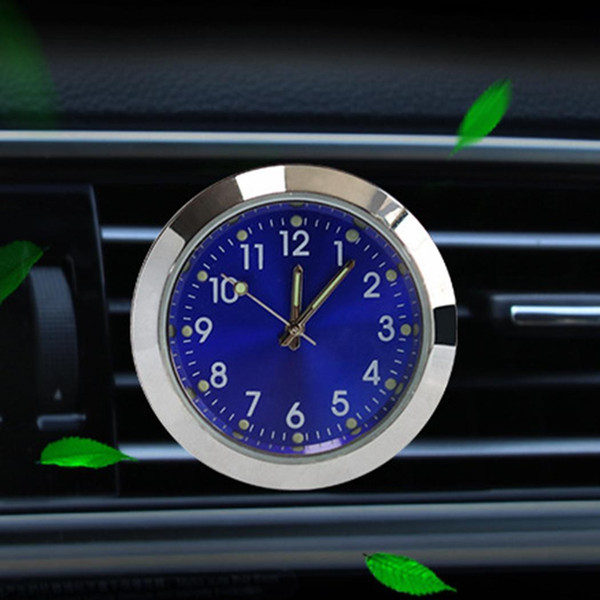 Car Aromatherapy Clock Fashion Automobile Clock Air Outlet Perfume Electronic Quartz with Clip Car Accessories Decoration