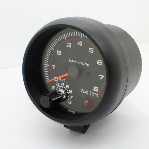 3.75'' RPM Tachometer Tacho Gauge Auto Car Meter Light Black DC 12V 2017 New