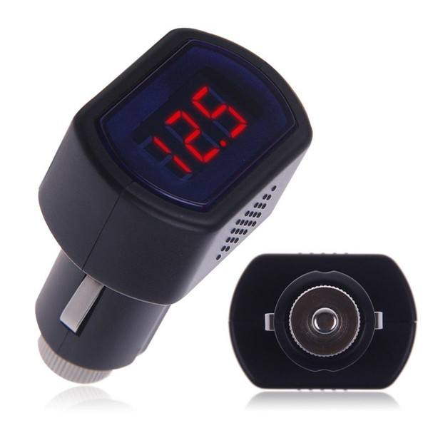 Car LCD Cigarette Lighter Voltage Digital Panel Meter Volt Voltmeter Monitor Car Instrument 1-east