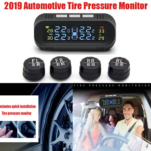 The New Hidden Tire Pressure Monitor of 2019 Has Three-digit High Precision Display Outside and Wireless Tire Pressure Monitoring