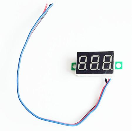 500pcs/lot by dhl or fedex Red LED display Mini Digital 0-200v Voltmeter tester Voltage Panel Meter