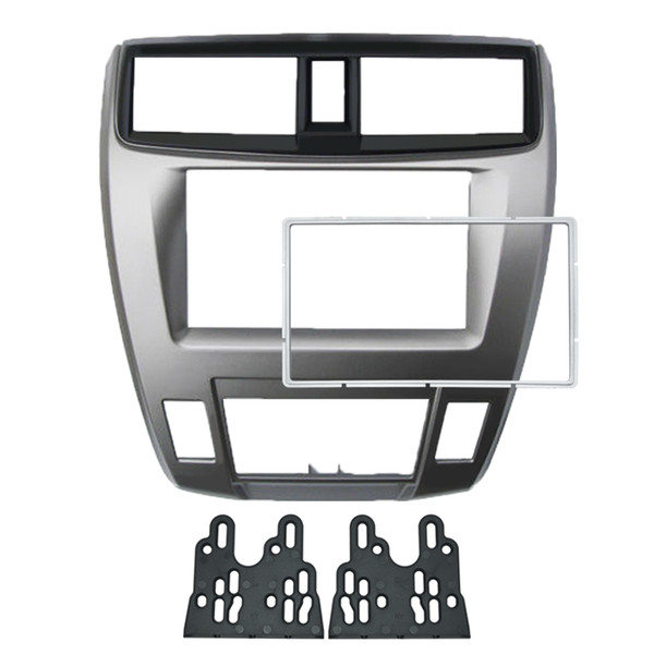 Car 2DIN Audio Radio In-dash Fascia Frame For HONDA City Ballade Stereo Dash Panel Plate Frame Installation Kit #4930