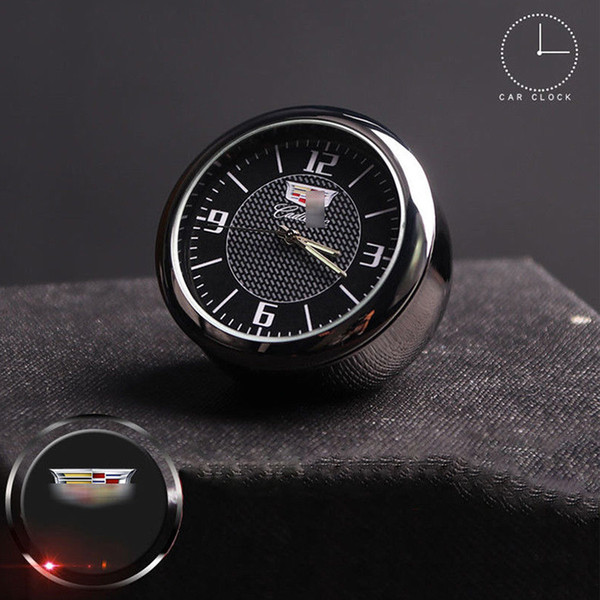 For Cadi-llac Car Clock Refit Interior Luminous Electronic Quartz Watch Ornaments