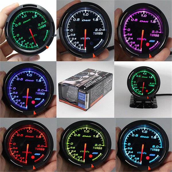 13 Backlight Color In 1 60mm Racing DEFI BF Link Auto Gauge Boost Guage Turbo Sensor Gauges Auto Meter