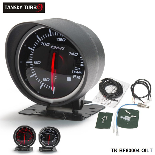 Tansky Cars / Vehicle Meter / Gauge Defi 60mm OIL TEMP GAUGE original color box Black Bracket light:red,white TK-BF60004-OILT