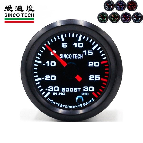 52MM ABS Race Car Gauges LED Display Boost function PSI Unit DO6341;Car Motor Pm Motor High Speed Gauge