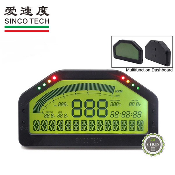 DO903 Car Pickup Dash Race LCD Screen Display for OBD2