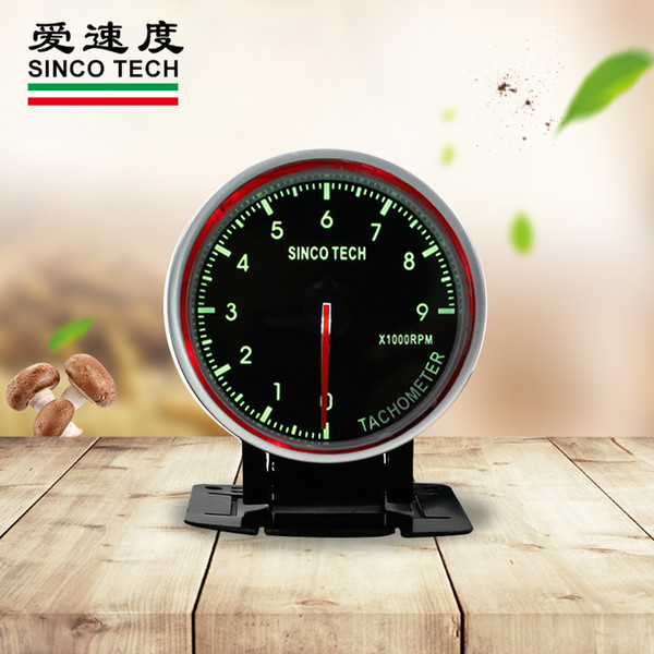 DO6350 Tachometer Digital Race Car Gauge Green Color 12V