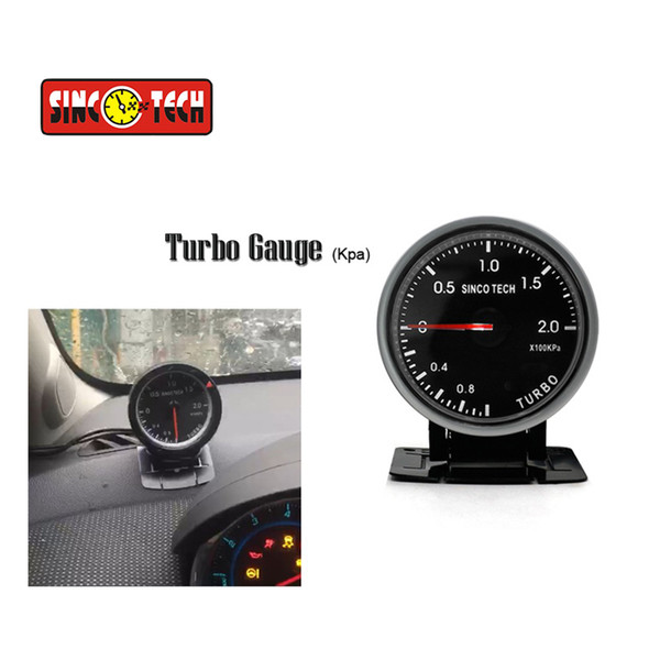 60 mm 2000kpa Display Universal Turbo Boost Gauge for 12V Car Engine