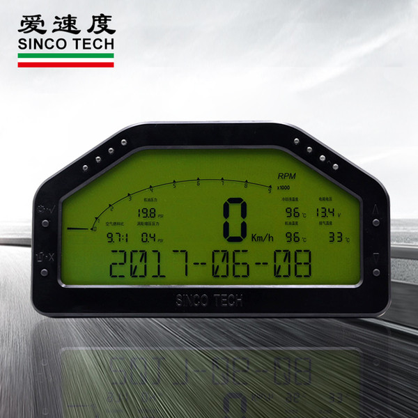 Do908water-Proof Racing Car Gauges Multi Function LCD Combination Dash Board