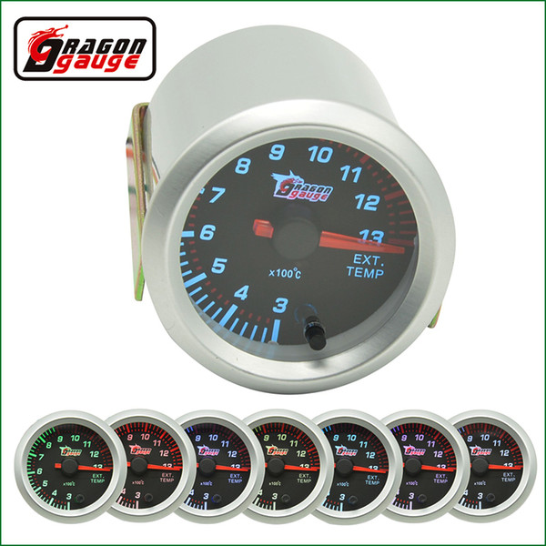 Dragon gauge Stepper motor Colorful lights car Exhaust Gas temperature gauge Car modification EXT temp meter Self-test function