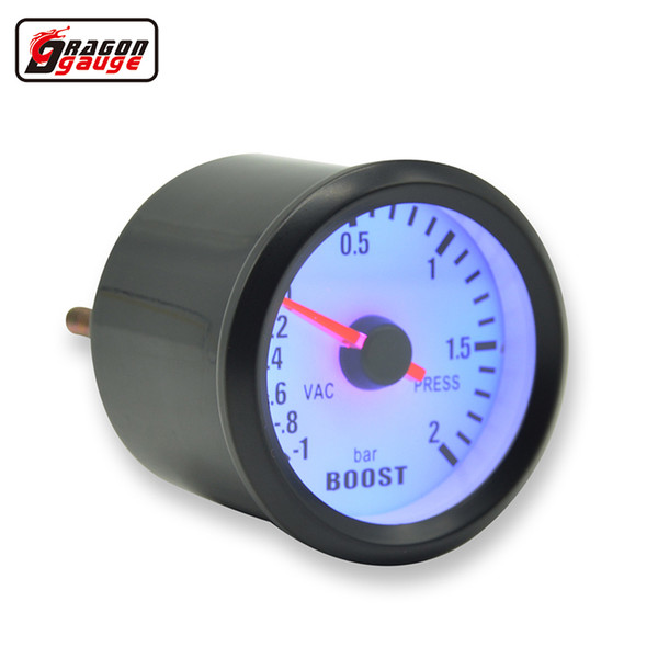 Dragon gauge 52mm Blue backlight Auto Car turbo boost gauge turbin bar pointer meter unit bar and vac meter