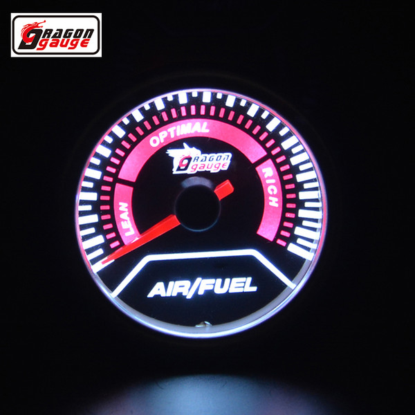 New 52mms white backlight car Air-fuel ratio Gauge Car modification ext temp Gauge Oxygen Sensor Narrow band