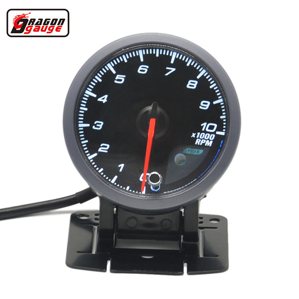 Dragon gauge 60mm Self-test function Stepper motor Auto Car Tachometer RPM Gauge