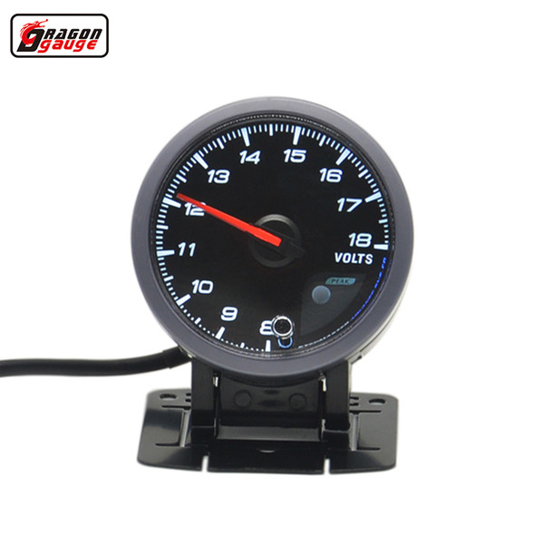 Dragon gaug 60MM Advanced Auto Car volt Gauge Red And White BackLight Display volt meter Voltage meter